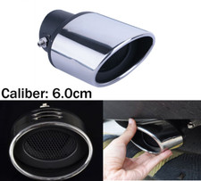 For Nissan Kicks 2017-24 Black & silver Rear Tail Exhaust Muffler Tip Pipe End