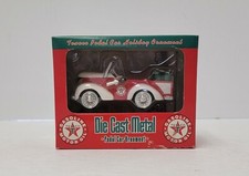 Texaco Pedal Car Holiday Ornament 1:12 Scale DieCast Crown Premiums MIB