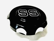 SLINGSHOT BLACK CONTRAST CUT "SS" BILLET GAS CAP 2015-2019 POLARIS SLINGSHOT