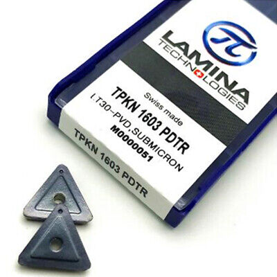 Lamina APLX1003PDTR LT30 Milling CNC Carbide inserts PVD Coating New 10Pcs//Box