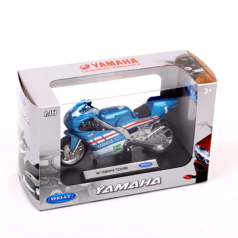 Welly 1/18 1994 Yamaha TZ250M Factory Racing Bike Motorcycle Diecast Model Toy - Image 3 of 4