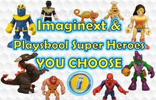 Playskool Super Heroes & Fisher Price Imaginext Figures & Accessories YOU CHOOSE