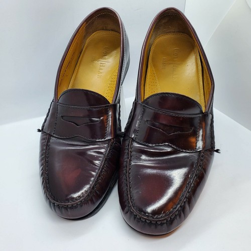 Cole Haan Burgandy Penny Loafers Mens 