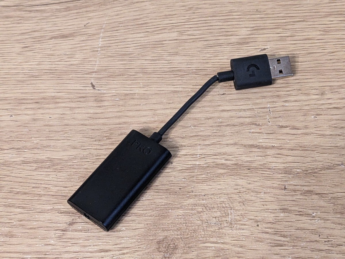 DAMAGED Logitech USB audio adapter Pro X DAC headset DAC