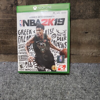 NBA 2k19 2K Xbox One 2019 Giannis Antetokounmpo Cover 710425590504