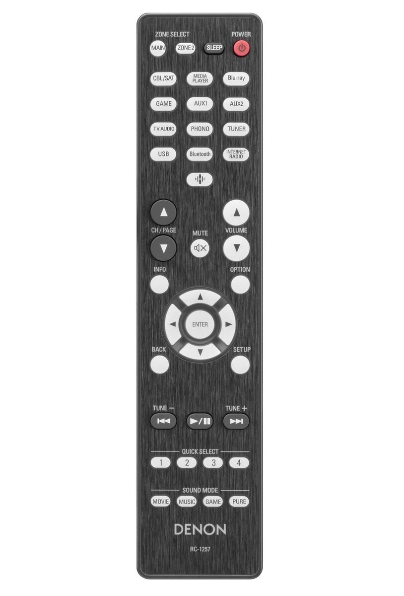 DENON AVアンプ AVR-X1400H リモコン Amazon.com: RC-1217 Replacement Remote Control fit for Denon