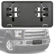 For 15 16 17 Ford F-150 2.7-3.5L Front Bumper License Plate Bracket Mount Holder