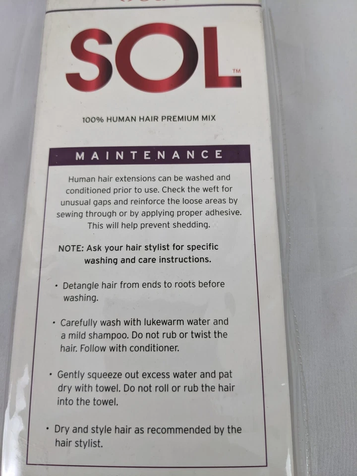 OUTRE SOL SIN ENREDOS 100% CABELLO HUMANO 12" COLOR ONDA PROFUNDA #2 Foto 4 de 4