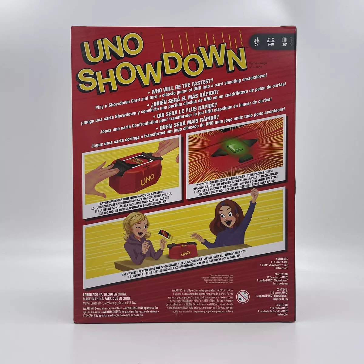 Jogo de Cartas Uno Showdown