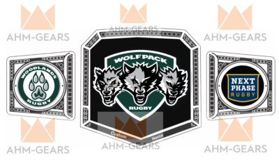 Desired your Customise Club or League (Wolf Pack) Belts Make in Brass/Zinc Metal