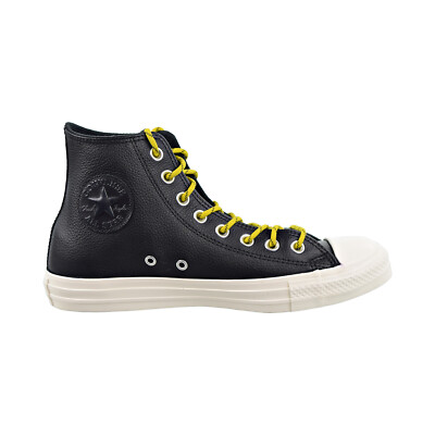 Converse Chuck Taylor All Star HI Mens Shoes Black-Bold Citron-Egret 163339C