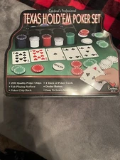 Poker Set With Chips And Cards