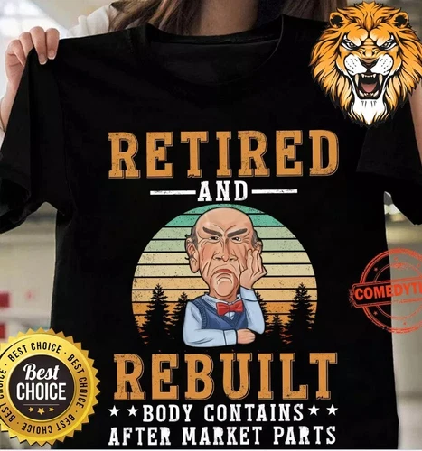T-Shirt 2025/ Retro Retired And Rebuilt - Bild 1 von 1
