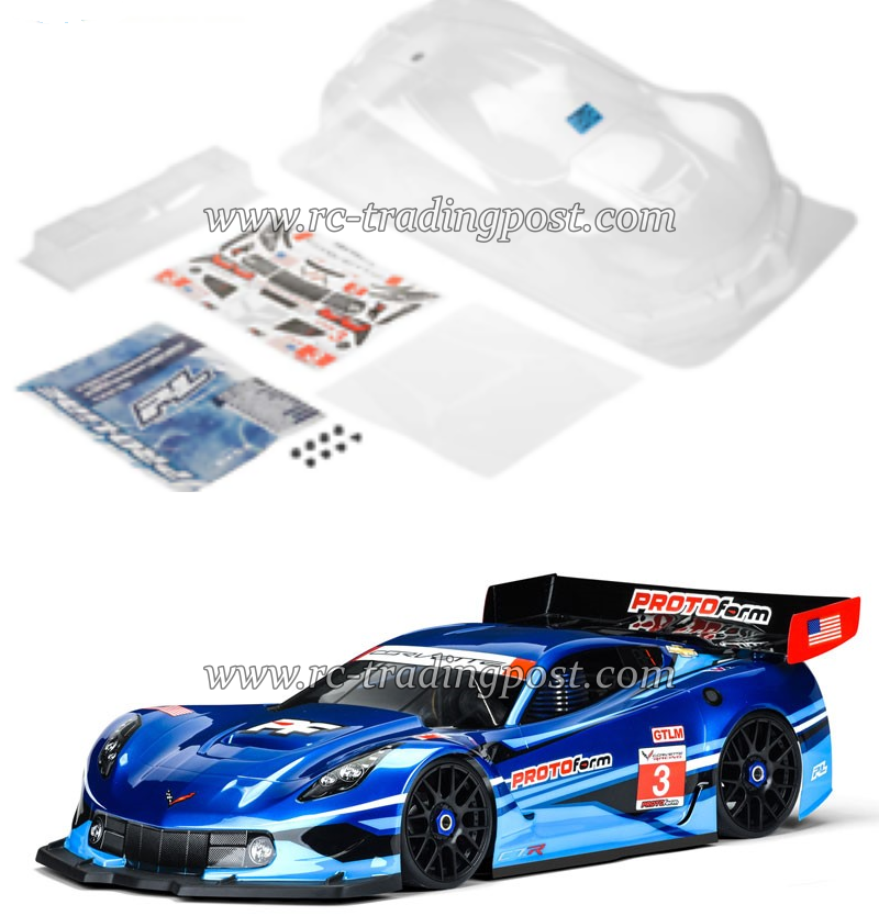 京商 1/8 インファーノGT2用 シボレー コルベット C7-R ボディ 送料無料 1/8 京商 シボレー コルベット C7 ラジコン ボディ