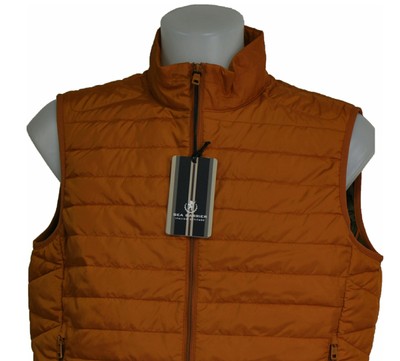 GILET SMANICATO TRAPUNTATO UOMO RAGAZZO ZIP TASCHE MARCA SEA BARRIER ART.  GUYS | eBay