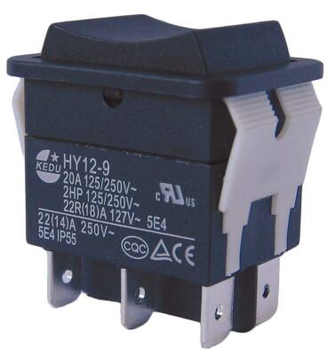 Rocker Switch, Dpdt, 6 Connections