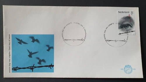 1975 NETHERLANDS NEDERLAND LIBERATION ANNIVERSARY NR 140 FDC