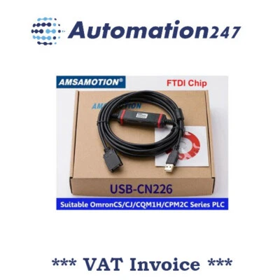 DKS USB-CN226 USB Programming Cable for Omron CS/CJ/CQM1H CPM2C PLC FTDI 002257