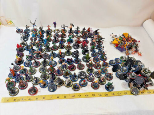 Heroclix Miniatures Lot 165pcs Marvel DC Comics Super Hero Figures Wizkids Game - Picture 1 of 10