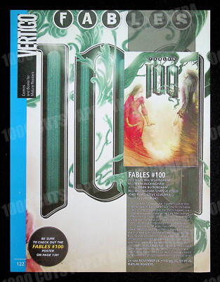 Fables DC Vertigo Comics 2010 Trade Print Magazine Ad Poster ADVERT | eBay