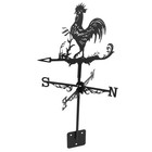 Garden Rooster Weather Vane Outdoor Wind Indicator for Roof Decor