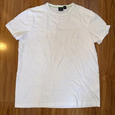 Hugo Boss Men s T-Shirt White With Very Nice Detail