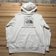 The North Face Camo Logo Fleece Pullover Hoodie Sweatshirt Women's - Size Large