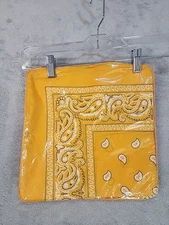 One Dozen 12pcs Large Paisley Western 100% Cotton Printed Bandana - 22 x 22 inch