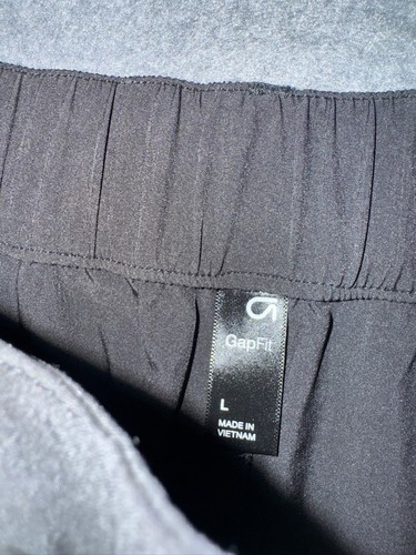 GapFit Joggers Women Large Black High Rise Runaround Cargo Stretch Wrinkle Free - Picture 5 of 11