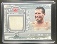 2013 Sportkings Series F Julio Cesar Chavez Fight Worn MEM Silver