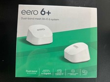 eero 6 plus 2 pack 2402 Mbps 2 Port 574 Mbps Wireless Router - R010211 Amazon