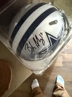 Brandon Aubrey signed Cowboys mini helmet. Provo authenticated.