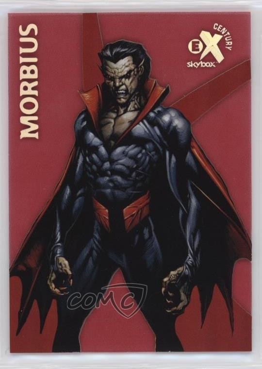 2017 Fleer Ultra Marvel Spider-Man EX Century Then Red 21/34 Morbius #EX34