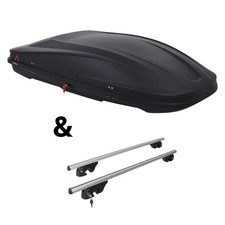 Für Mercedes GLK Typ X204 - Dachträger Menabo Sherman & Dachbox Spark 520 Robust Für Mercedes GLK Typ X204 - Dachträger Menabo Sherman & Dachbox Spark 520 Robust
