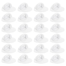 24pcs Phone Ring Holder 1" Adhesive Heart Cell Phone Ring Finger Grip, White