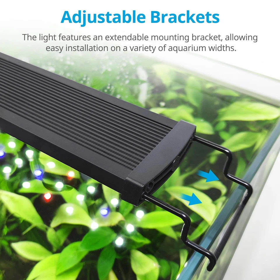 NICREW Silm LED Acquario con Timer Luce Acquario a Spettro Completo Regolabili - Immagine 2 di 4