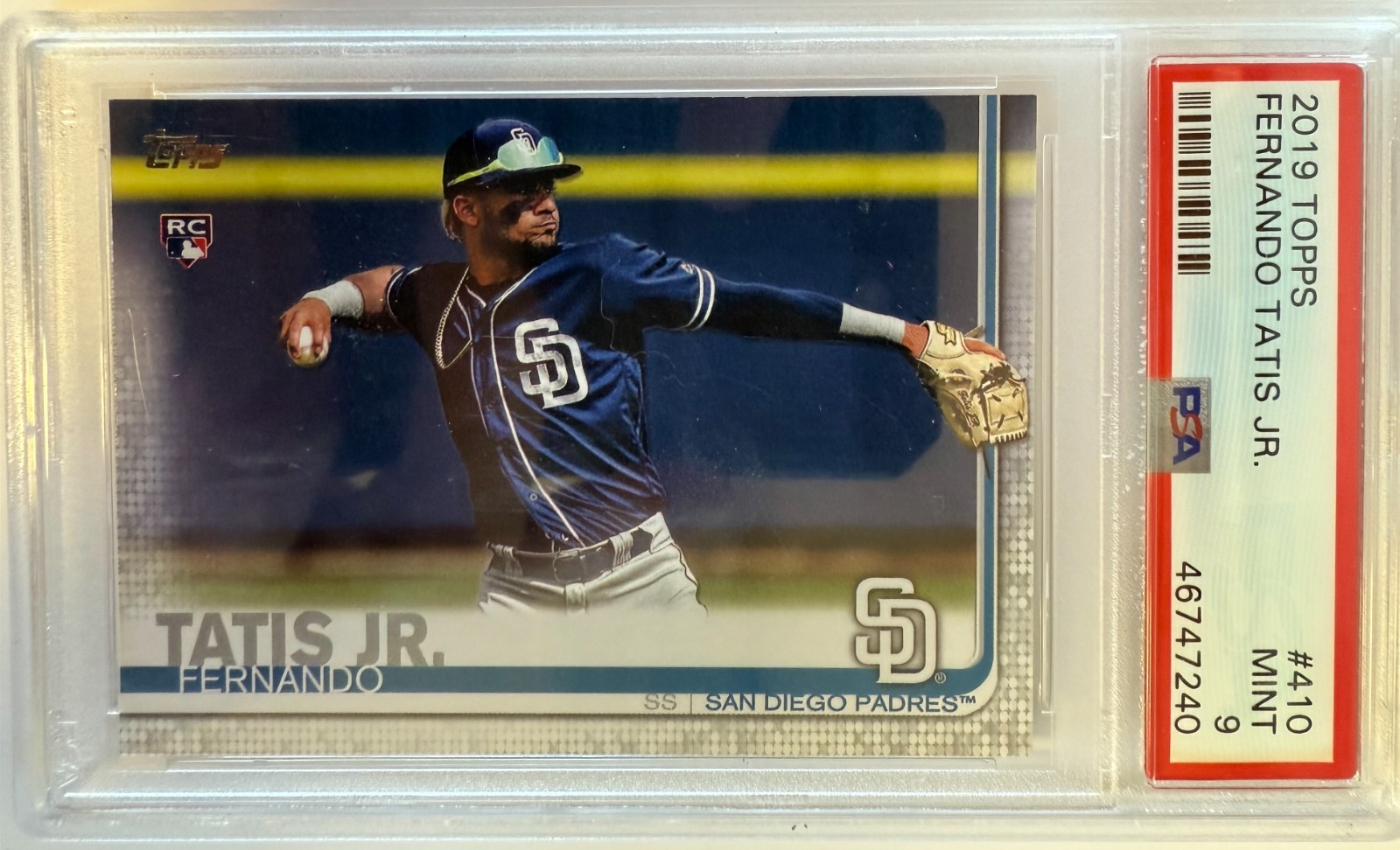 2019 Topps Fernando Tatis Jr. #410 PSA 9