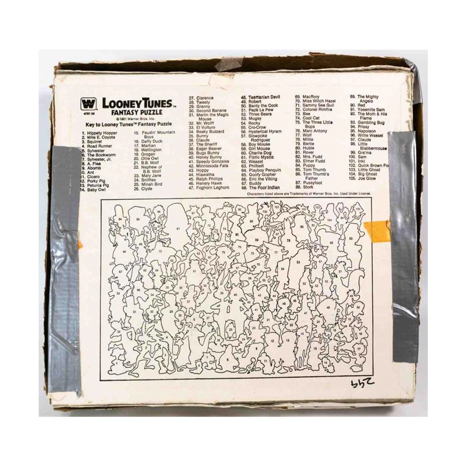 Puzzle Whitman Looney Tunes Fantasía (300 Piezas) Justo/EX Foto 2 de 2