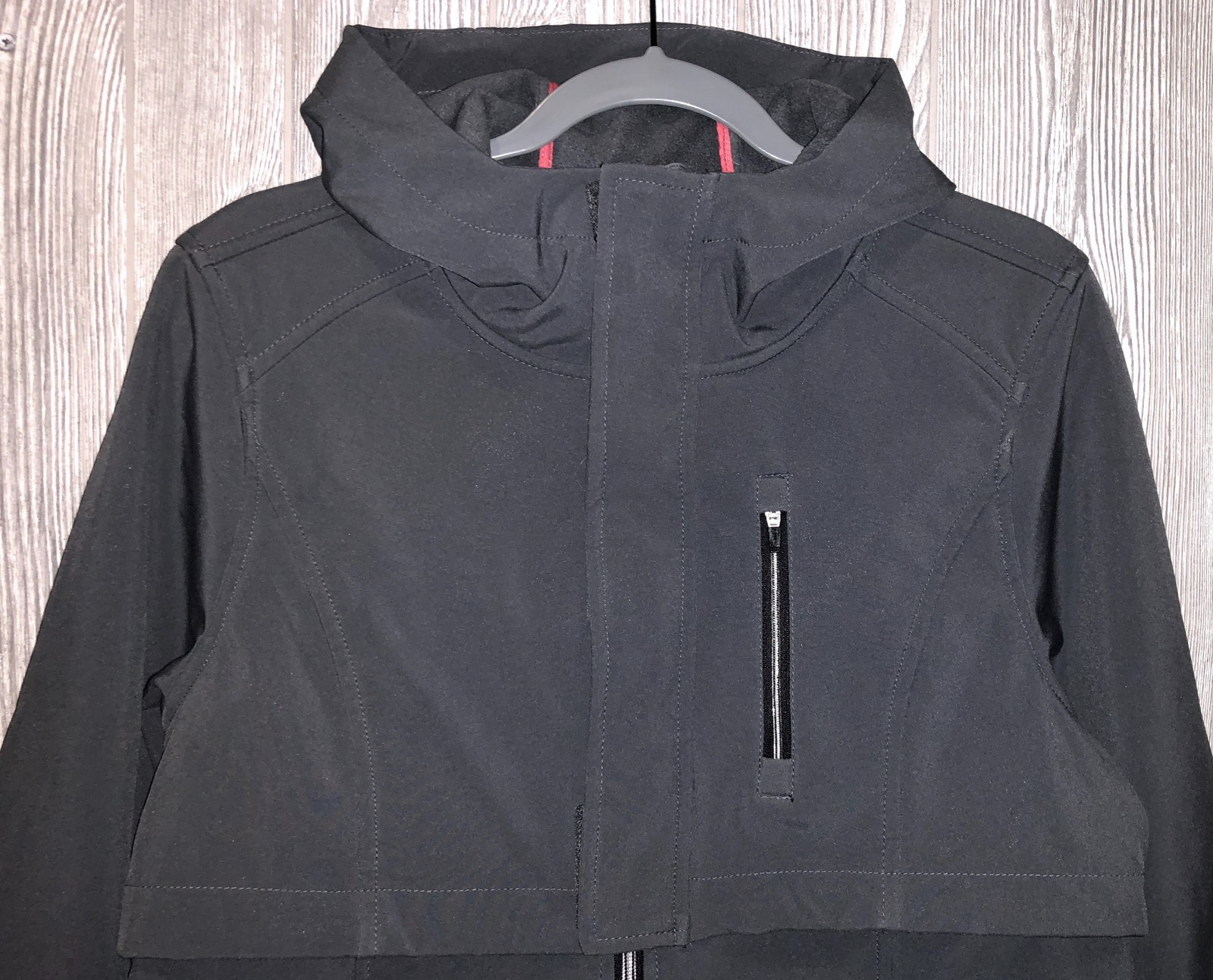 CALVIN KLEIN Performance Storm Cover Grey Softshell Jacket Coat NEW Womens L M image 4