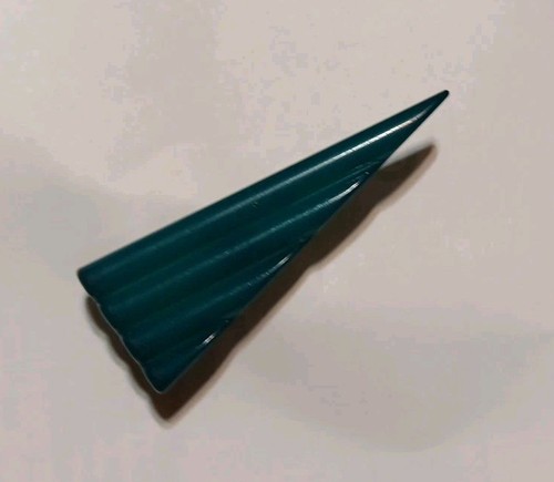 VINTAGE B + D Buch Deichmann 1980 Triangle Barrette plastique Créateur Danemark