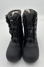 Kids' Skylar Lace-Up Winter Boots Black - All in Motion - SIZE 1 NWT