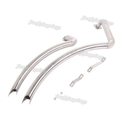 For Kawasaki Vulcan 900 VN900D Classic LT 2006-2024 Header Link Pipe Full System