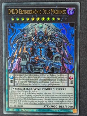 D/D/D-Erfinderkönig Deus Machinex BACH-DE044 Ultra Rare NM DE Yugioh