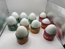 10 Leggs Regular Classics Pantyhose Sheer Toe Size Q Plus Size Vintage White Egg