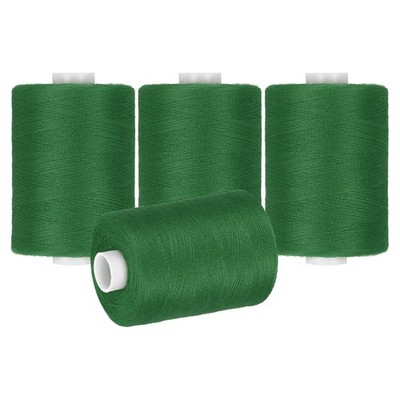 4 Spool Sewing Thread, Green#216 for Sewing Hand, 1000 Yards/Spool