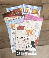 Disney Temporary Tattoos Lot Of 6 Packages 25 Tattoos Each