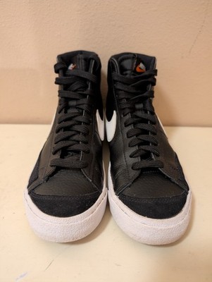 Nike Blazer Mid 77 Black White Youth Size 6Y Womens 7.5 DA4086-002 Leather Suede