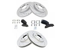 For 2011-2013 Chevrolet Impala Brake Pad and Rotor Kit Front and Rear 63622RNFH
