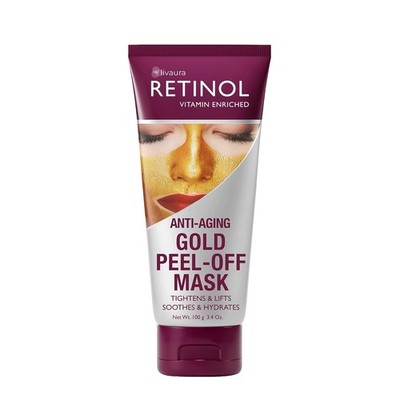 Retinol Gold Peel-Off Mask Tightens, Soothes & Hydrates Skin For Luminous Finish