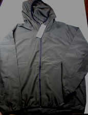 ALL IN MOTION Olive Green Full Zip Lightweight WINDBREAKER Jacket NEW Small